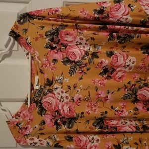 3x floral top